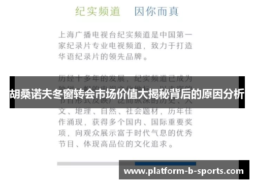 胡桑诺夫冬窗转会市场价值大揭秘背后的原因分析