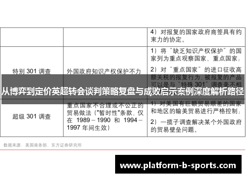 从博弈到定价英超转会谈判策略复盘与成败启示案例深度解析路径